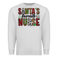 Dove Grey santa's favorite nurse Premium Sweatshirt - Jasminsmagicworld