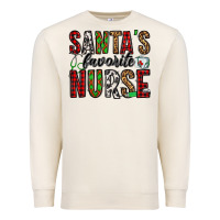 Sandshell santa's favorite nurse Premium Sweatshirt - Jasminsmagicworld