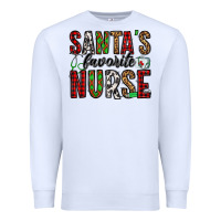 White santa's favorite nurse Premium Sweatshirt - Jasminsmagicworld