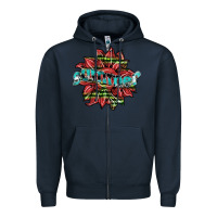 Navy summer Zipper Hoodie - SublimationCraftShop