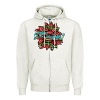 Oatmeal Heather summer Zipper Hoodie - SublimationCraftShop