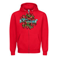 Red summer Zipper Hoodie - SublimationCraftShop