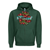 Sports Green summer Zipper Hoodie - SublimationCraftShop