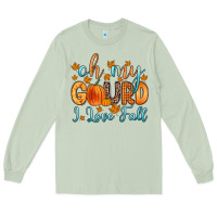 Matcha oh my gourd i love fall Long Sleeve Tee - Zillion Design Studio