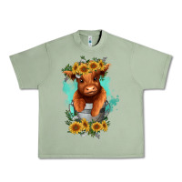 Oil Green baby cow in a bucket Urban Heavy Tee - RanaPortraitStore