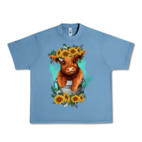 Pebble Blue baby cow in a bucket Urban Heavy Tee - RanaPortraitStore