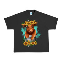 Pigment Black baby cow in a bucket Urban Heavy Tee - RanaPortraitStore