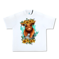 White baby cow in a bucket Urban Heavy Tee - RanaPortraitStore
