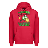 Cardinal pickleball is my favorite season Premium Hoodie - MaliasSmallBusiness