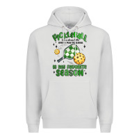 Dove Grey pickleball is my favorite season Premium Hoodie - MaliasSmallBusiness