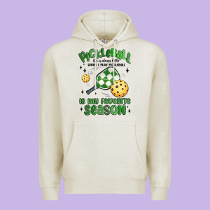 Pickleball Is My Favorite Season Premium Hoodie Designed By Maliassmallbusiness