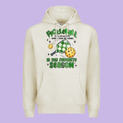 Pickleball Is My Favorite Season Premium Hoodie Designed By Maliassmallbusiness