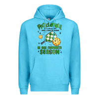 Ocean Blue pickleball is my favorite season Premium Hoodie - MaliasSmallBusiness