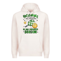 Pale Pink pickleball is my favorite season Premium Hoodie - MaliasSmallBusiness