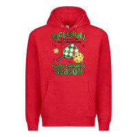 Red pickleball is my favorite season Premium Hoodie - MaliasSmallBusiness