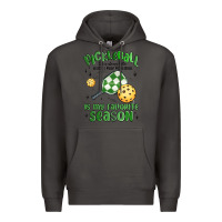 Smoke pickleball is my favorite season Premium Hoodie - MaliasSmallBusiness