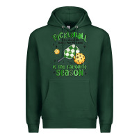Sports Green pickleball is my favorite season Premium Hoodie - MaliasSmallBusiness