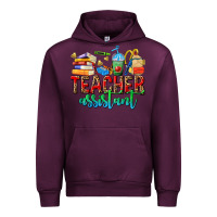 Mauve Wine teacher assistant Urban Hoodie - NancyCooperArtShop
