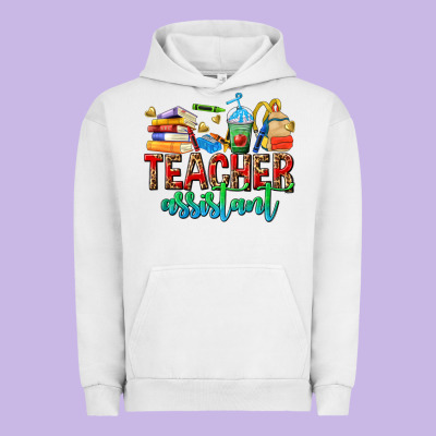 Teacher Assistant Urban Hoodie Designed By Nancycooperartshop