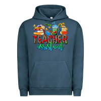 Pigment Midnight Navy teacher assistant Urban Hoodie - NancyCooperArtShop