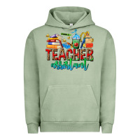 Pigment Oil Green teacher assistant Urban Hoodie - NancyCooperArtShop