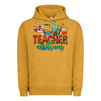 Pigment Peanut Butter teacher assistant Urban Hoodie - NancyCooperArtShop