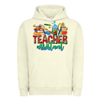 Pigment Pistachio teacher assistant Urban Hoodie - NancyCooperArtShop