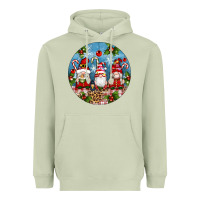 Matcha christmas gnomes ornament Heavyweight Hoodie - Artiststas