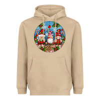 Mushroom christmas gnomes ornament Heavyweight Hoodie - Artiststas