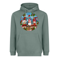 Sage christmas gnomes ornament Heavyweight Hoodie - Artiststas