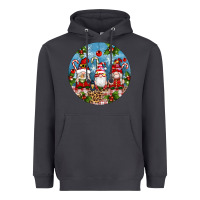 Smoke christmas gnomes ornament Heavyweight Hoodie - Artiststas