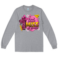 Heather Grey little miss 1st grade Long Sleeve Tee - texasbilliewilder