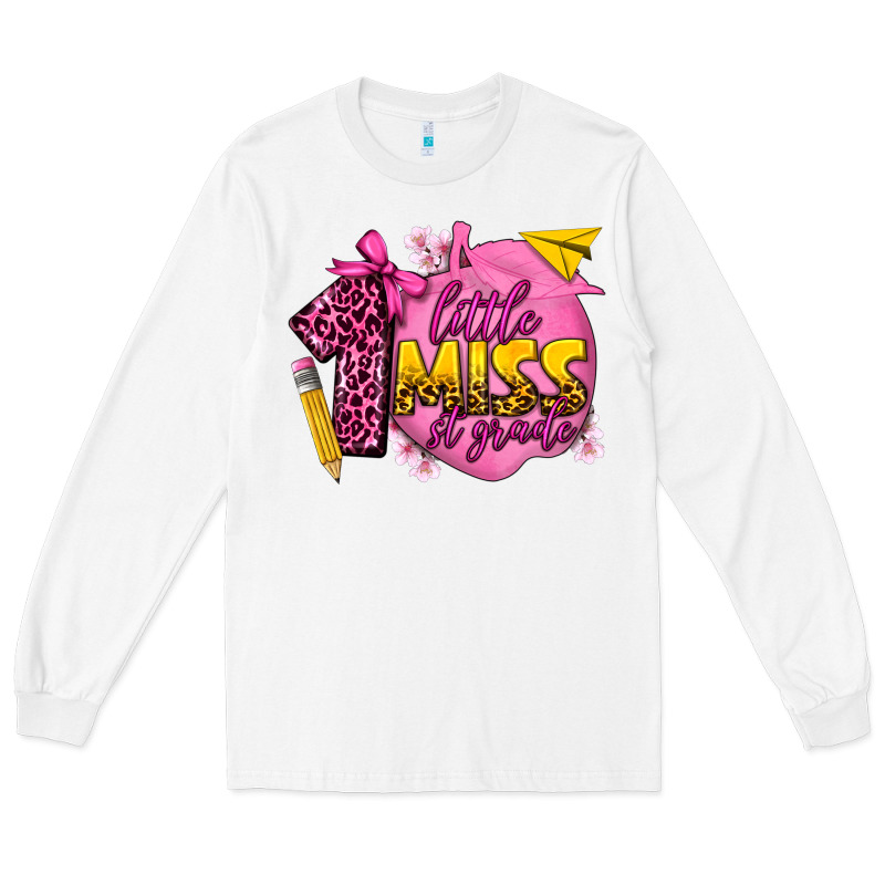 Little Miss 1st Grade Long Sleeve Tee by texasbilliewilder | Teevron