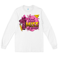 White little miss 1st grade Long Sleeve Tee - texasbilliewilder