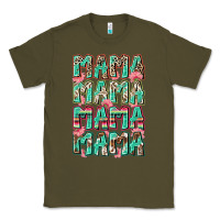 Army Green mama mama mama mama Classic Tee - Zillion Design Studio
