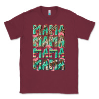 Burgundy mama mama mama mama Classic Tee - Zillion Design Studio