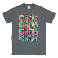 Charcoal Heather mama mama mama mama Classic Tee - Zillion Design Studio