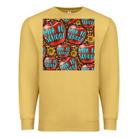 Antique Gold back to school with apple seamless pattern Premium Sweatshirt - BundleAndBundleShop