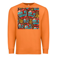 Carrot back to school with apple seamless pattern Premium Sweatshirt - BundleAndBundleShop