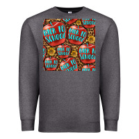 Charcoal Heather back to school with apple seamless pattern Premium Sweatshirt - BundleAndBundleShop