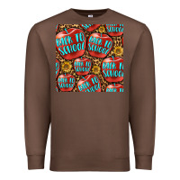 Chestnut back to school with apple seamless pattern Premium Sweatshirt - BundleAndBundleShop