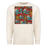 Sandshell back to school with apple seamless pattern Premium Sweatshirt - BundleAndBundleShop