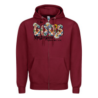 Burgundy I Am Gods Master Piece Ephesians Zipper Hoodie - CowhideDigitalArt