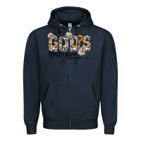 Navy I Am Gods Master Piece Ephesians Zipper Hoodie - CowhideDigitalArt