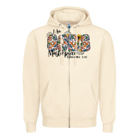Sandshell I Am Gods Master Piece Ephesians Zipper Hoodie - CowhideDigitalArt