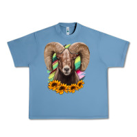 Pebble Blue bighorn sheep Urban Heavy Tee - RanaPortraitStore