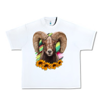 White bighorn sheep Urban Heavy Tee - RanaPortraitStore