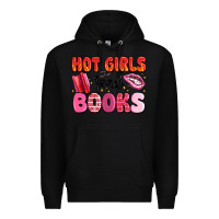 Black hot girls read books Premium Hoodie - MaliasSmallBusiness
