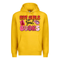 Lemon hot girls read books Premium Hoodie - MaliasSmallBusiness