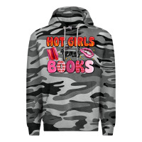 Slate Camo hot girls read books Premium Hoodie - MaliasSmallBusiness